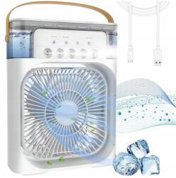  Ventilátor Asztali Ventilátor Páraelszívó Hordozható Led (Q-58872)