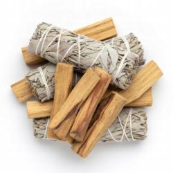 Cebador Salvia Apiana fehér zsálya rituális szett (2 csokor) Palo Santo 200 g (10857)