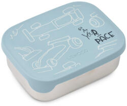 LIEWOOD Uzsonnás doboz Arthur Race cars / Beach blue - LWD-341 (LWD-341)