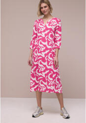 Street One Ruha - SOL_Midi Volant Dress_AOP - 2604