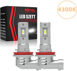  H8 Led izzó ventillátorral 2db 4300K (2758GYX) - valtogomb