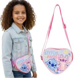  DISNEY Lilo és Stitch csillámos szívformájú váll táska, oldaltáska