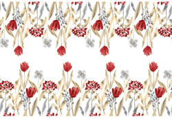 Mank Textilhatású asztali futó 40 cm x 24 m (perforált 120 cm-ként) - Selma