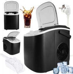  Háztartási jégkockakészítő csendes átlátszó fedél fogantyúval95W12kg/24h (Domowa kostkarka do lodu cicha przezroczysta )