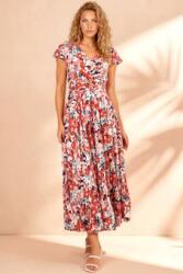 RohBoutique Rochie maxi inflorata Roh Dr4844 Multicolora din Viscoza cu buzunare