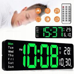  Led Elektronikus Ébresztőóra Hangos Asztali Óra Hőmérséklet Dátum Usb Kábel (CYFROWY ZEGAR LED)
