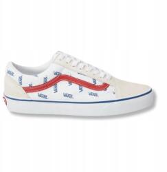 Vans Férfi cipő Vans Old Skool fehér kényelmes alacsony logó velúr szövet méret 41 (VN0A3WKT9M91)
