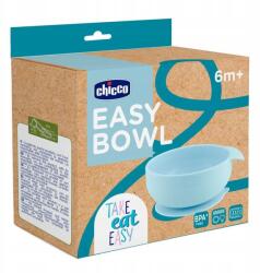 Chicco Szilikon tál 6 hó+, kék, Chicco (10221200000)