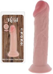  Реалистично дилдо с вендуза и двойна плътност, 35, 5см. - Get Real Deluxe Thick (D-245027)