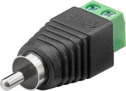 Goobay Mufa RCA tata rapida tip regleta prindere cu surub Goobay 76740 (76740)