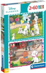 Clementoni Детски пъзел Clementoni от 2 х 60 части - Класики на Дисни (24836) - baby