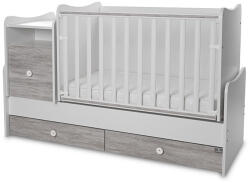 Lorelli Trend PLUS kombi ágy 70x165 - White & Artwood ÚJ