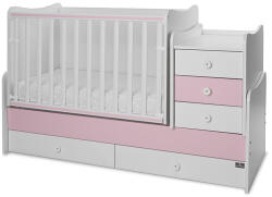 Lorelli Maxi Plus kombi ágy 70x160 - Orchid & Orchid Pink ÚJ