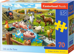 Castorland Пъзел Castorland от 70 части - Животът във фермата (B-070060) - baby