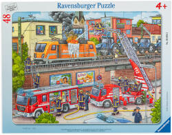 Ravensburger Пъзел Ravensburger от 48 части - Пожарникари по влаковите релси (05093) - baby