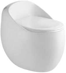 Anahita Construction Vas wc cu rezervor incorporat si capac soft close alb Siphonic Prestige Anahita (WC2060)