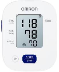 Omron Tensiometru de brat complet automat Omron M2, Tehnologie Intellisense, Aparat validat clinic, Alb Gri