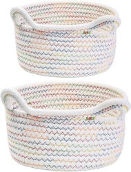  Set 2 Cosuri din Bumbac, Organizatoare, Multicolore (X001ZMB9XR)