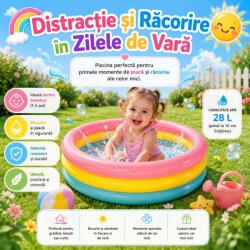 Intex Piscina multicolora pentru bebelusi Intex O61x22 cm
