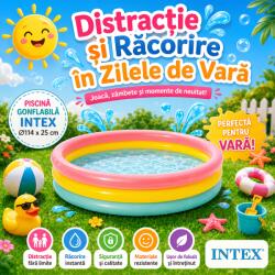 Intex Piscina multicolora pentru copii Intex O114x25 cm
