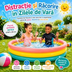 Intex Piscina multicolora pentru copii Intex O147x33 cm