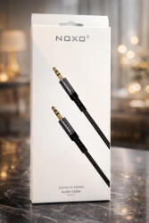 NOXO Cablu AUX Audio NOXO AUX-N-1 3.5mm la 3.5mm, 1.5m, Cablu Impletit, Conectori Metalici, Compatibil Telefon, Masina, Boxe (AUX-N-1)