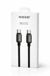 NOXO Cablu USB-C la USB-C 60W 1m NOXO CN-9 , Incarcare Rapida, Nylon Braided, Carcasa Zinc (CN-9)