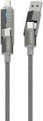 NOXO CN-11 Cablu Date Multifunctional 4 in 1 din Aliaj de Zinc 1.2m (CN-11)