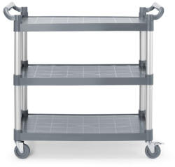 AmerBox 3 polcos polipropilén szervizkocsi, nagy, AmerBox, 1010x500x(H)960mm