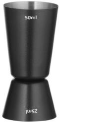 BarUp Jigger 25/50 ml, BarUp, Fekete, ⌀45x(H)86mm