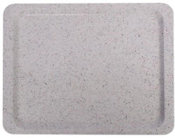 AmerBox Poliészter tálca önkiszolgáló éttermekbe, AmerBox, GN 1/1, Gránit, 530x325mm