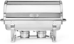 HENDI Chafing edény GN 1/1 Rolltop fedővel, HENDI, 9L, 590x340x(H)400mm (470206)