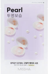 Missha Airy Fit Sheet Mask - Pearl - Изсветляваща Текстилна Маска с Перлен Екстракт 19г