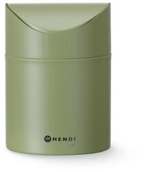 HENDI Asztali szemetes lengőfedéllel, HENDI, 1, 2L, Zöld, ⌀120x(H)165mm (440780)
