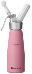 HENDI Habszifon, HENDI, 0, 5L, Pasztell rózsaszín, ⌀80x(H)260mm