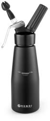 HENDI Habszifon Termékcsalád fekete, HENDI, Kitchen Termékcsalád, 0, 5L, Fekete, ⌀80x(H)260mm