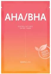 Barulab The Clean Vegan AHA/BHA Mask - Ексфолираща текстилна маска с киселини 1бр/23г