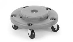 Amerbox Trolley kerek hulladékgyűjtőhöz, AmerBox, 691038-hoz alkalmas, Világos szürke, ⌀455x(H)165mm