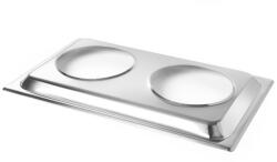 HENDI Kiegészítő állvány 2 Bain-Marie edényhez, HENDI, kiegészítő állvány, GN 1/1, 530x325x(H)30mm (470930)