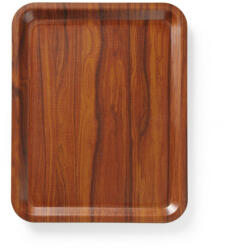 AmerBox Tálca, téglalap alakú, csúszásmentes, laminált, AmerBox, Mahagóni, 460x360mm (507025)
