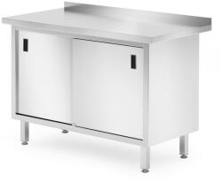 HENDI falhoz szerelhető szekrény tolóajtókkal - hegesztett, HENDI, Profi Line, 1200x600x(H)850mm