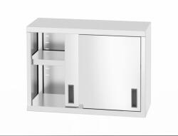 HENDI Falra szerelhető szekrény - hegesztett, tolóajtókkal, HENDI, Profi Line, 800x300x(H)600mm