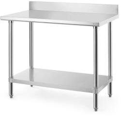 HENDI Munkaasztal magasított hátlappal, HENDI, Budget Line, 1000x600x(H)950mm