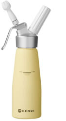 HENDI Habszifon, HENDI, 0, 5L, Pasztell sárga, ⌀80x(H)260mm