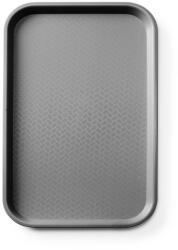 AmerBox Polipropilén gyorséttermi tálca GN 1/1, AmerBox, GN 1/1, Fekete, 530x325x(H)20mm