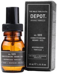 Depot Depot, 500 Beard & Mustache Specifics No. 505, Beard Oil, Misterious Vanilla, Vitamin E, For Shine & Softness, 30 ml