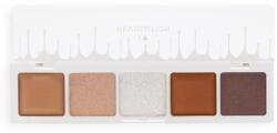 I Heart Revolution I Heart Revolution, Mini Chocolate, Eyeshadow Palette, White Vanilla Cream, 5 Shades, 5.5 g