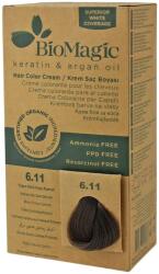 BioMagic Biomagic, Biomagic, Keratin & Argan Oil, Permanent Vopsea de păr, 6.11 , 250 ml *Tester