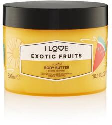 I Love I Love, Signature Collection, Vegan, Hydrating, Exotic Fruits, Body Butter, 330 ml