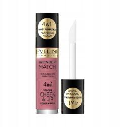 Eveline Cosmetics Eveline Cosmetics, Wonder Match 4in1, Lip & Cheek Balm 2-In-1, 04, 4.5 ml